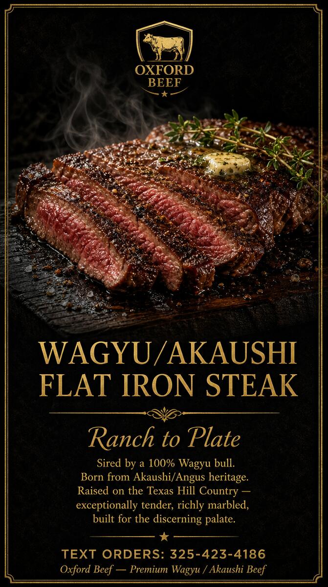Flat Iron Steaks